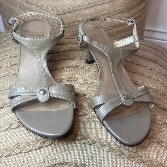 Stuart Weitzman Nude Heels Size 8M - Picture 1 of 12